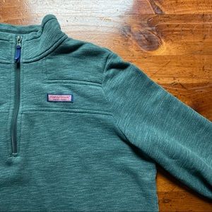 Vineyard Vines - Hunter Green Sherp Pullover - Women’s Medium